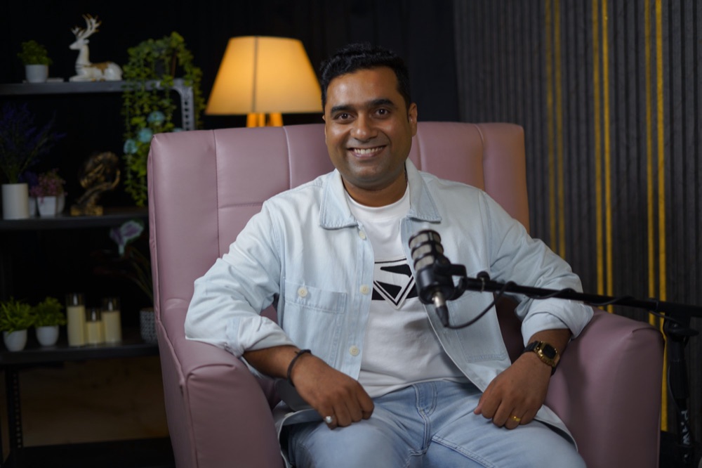 Ujjwal Abhishek on a podcast
